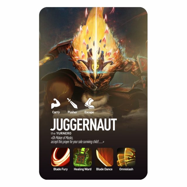 Карточка Juggernaut DOTA 2