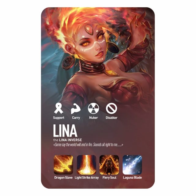 Карточка Lina DOTA 2