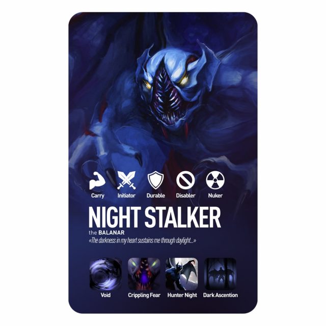Карточка Night Stalker DOTA 2