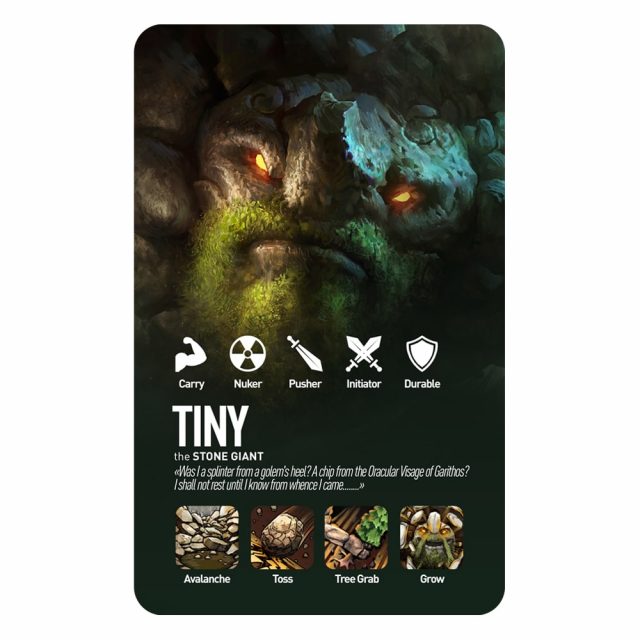 Карточка Tiny DOTA 2