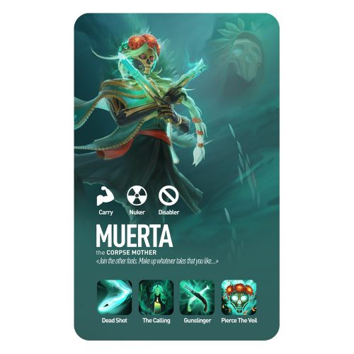 Карточка MUERTA DOTA 2