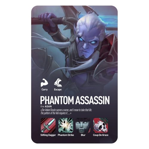 Карточка PHANTOM ASSASSIN DOTA 2