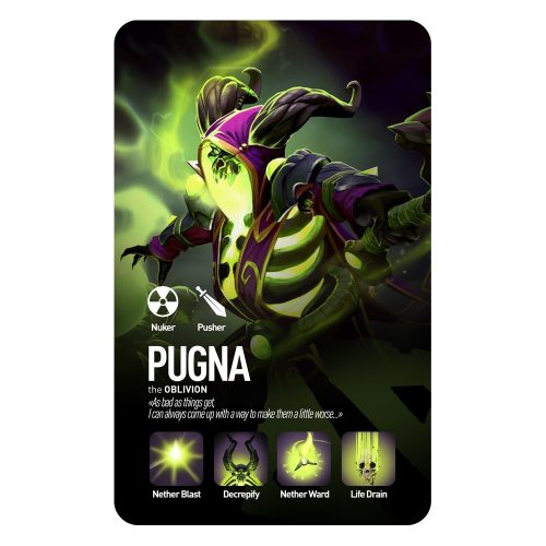 Карточка PUGNA DOTA 2