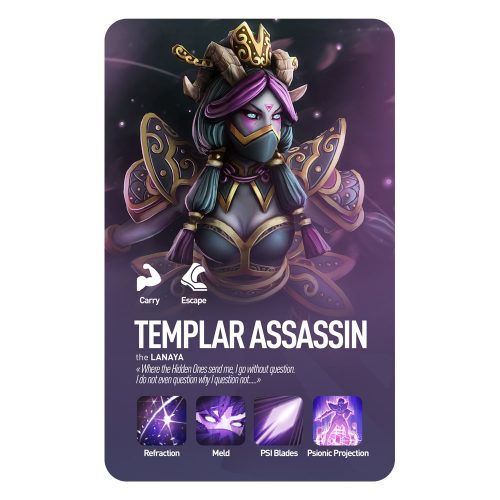 Карточка TEMPLAR ASSASSIN DOTA 2